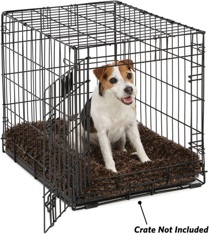 Quiettime Deluxe Coco Chic Pet Bed - Ultra-Soft, Overstuffed, and Machine Washable, Suitable for 24-Inch Crates