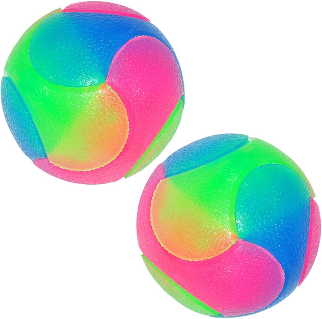 LED Dog Balls, Glow in the Dark Dog Toys for Puppy, Cats, Dogs
